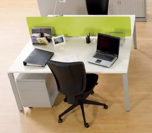 Isla Puesto de Trabajo WorkStation X 1200x1640x750mm – 2 Personas - Ergotimes