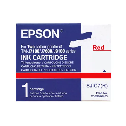 Cartucho de Tinta Epson Rojo SJIC7(R) - Consumible Original