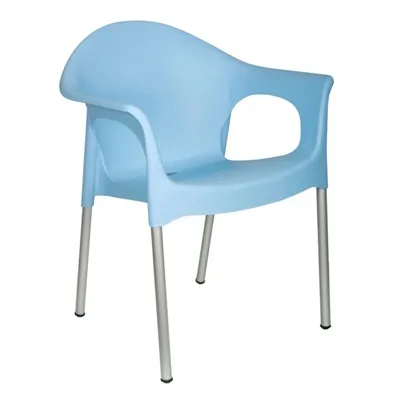Silla de Jardín Lisa Con Brazos – Ergonomía y Resistencia Exterior