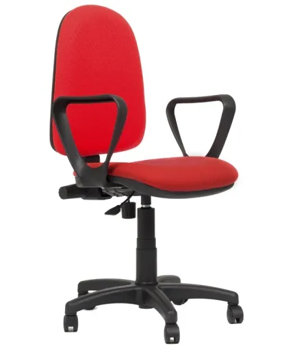 Silla de Oficina Operativa Con Ruedas y Brazos Red