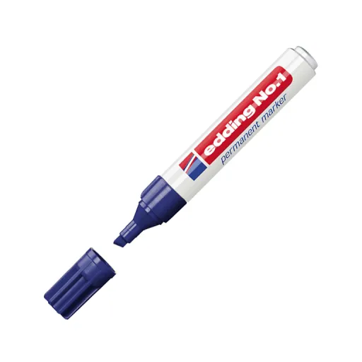 Rotulador Permanente Edding Nº1 Azul - Edding