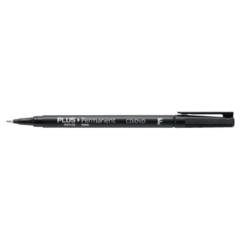 Rotulador Permanente Plus "F" Negro - Plus Office