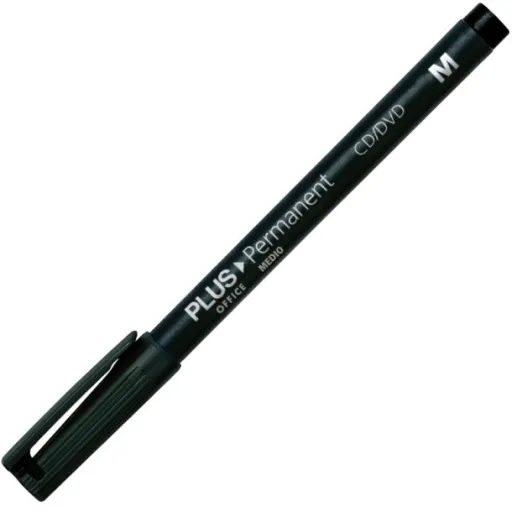 Rotulador Permanente Plus "M" Negro - Plus Office