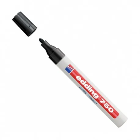 Rotulador Permanente Edding 750 Negro - Edding