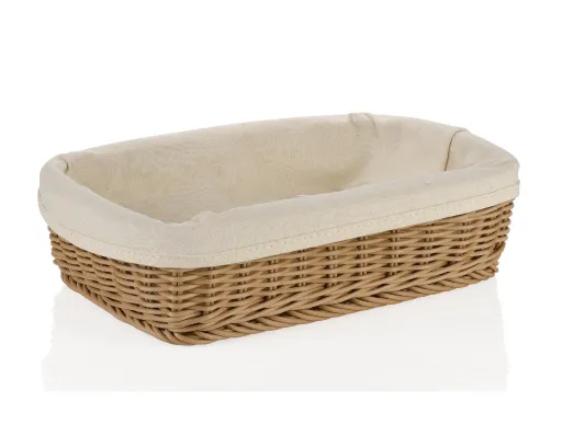 Cesta Para Pan Forrada de Algodón - Andrea House