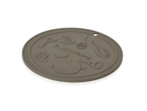Salvamanteles Base Para Cacerolas de Silicona "Cooking" Ø15 cm - Andrea House