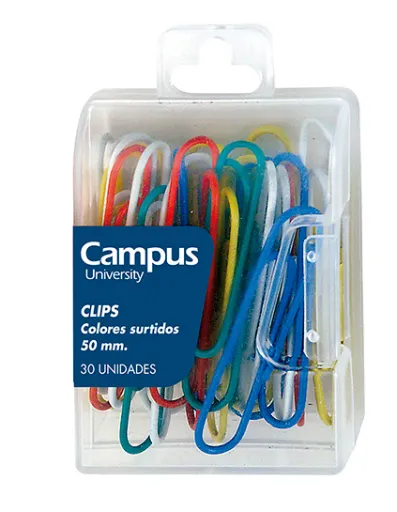 Clips Metálicos de Colores 50 mm - Campus