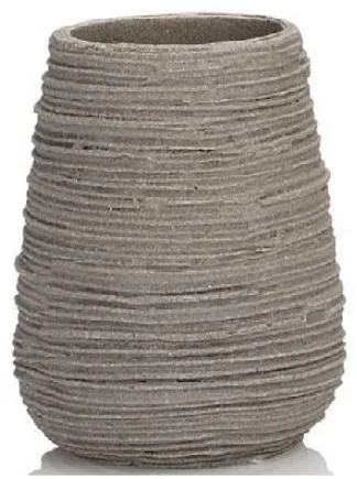 Portacepillos Efecto Arena Gris – Andrea House