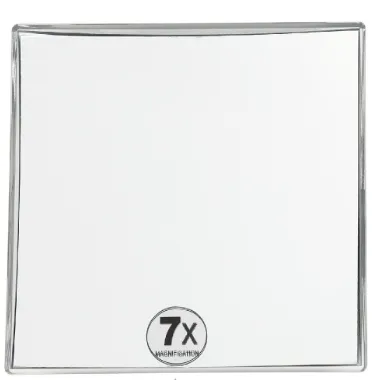 Espejo de Pared Con Ventosa 7x – Acrílico Grande - Andrea House