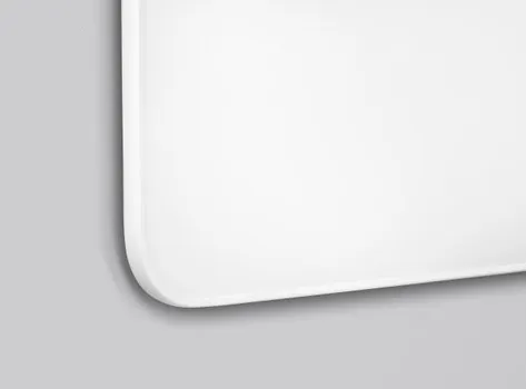 Lintex Pizarra Blanca Magnética Acero Vitrificado 119.5x149.5 cm Edge Whiteboard