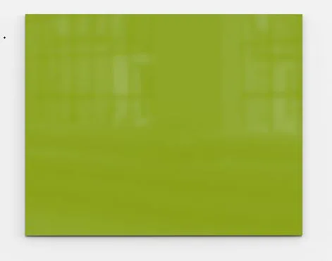 Lintex - Pizarra Magnética Vidrio 100x125 cm Verde B Mood Wall Blanco