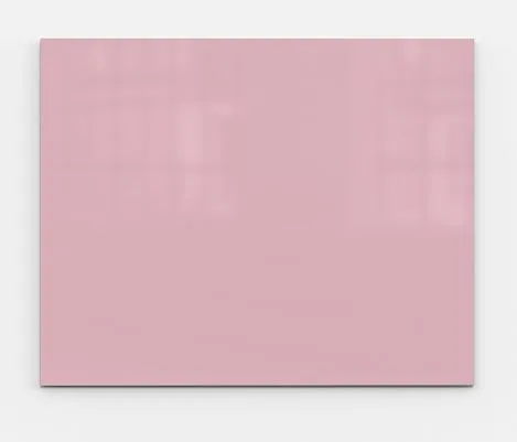Lintex - Pizarra Magnética Vidrio 100x125 cm Rosa B Mood Wall Blanco