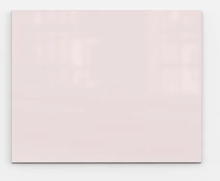 Lintex - Pizarra Magnética Vidrio 100x125 cm Rosa C Mood Wall Blanco