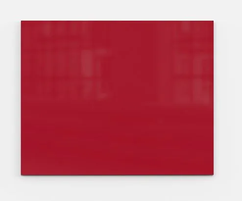 Mood Wall - Pizarra Magnética de Vidrio Roja 100x125 cm