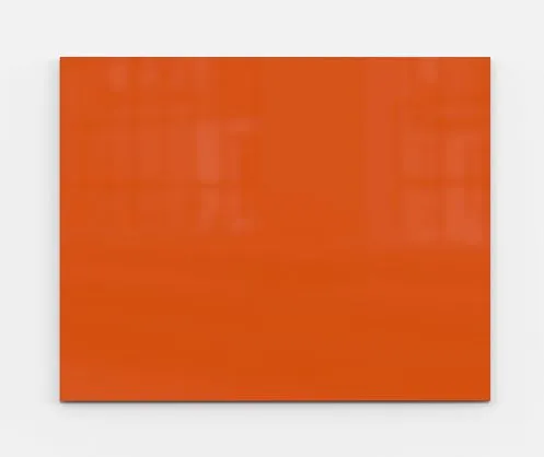 Mood Wall - Pizarra Magnética de Vidrio Naranja 100x125 cm