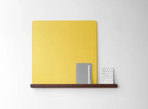 Lintex Pizarra Magnética Vidrio 75x75 cm Mood Ledge Blanco