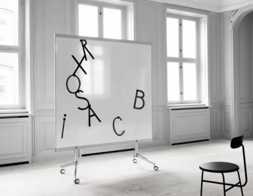 Pizarra Caballete 150,5x157,5 cm Flip Chart M3 Mobile Whiteboard - Bi-Office