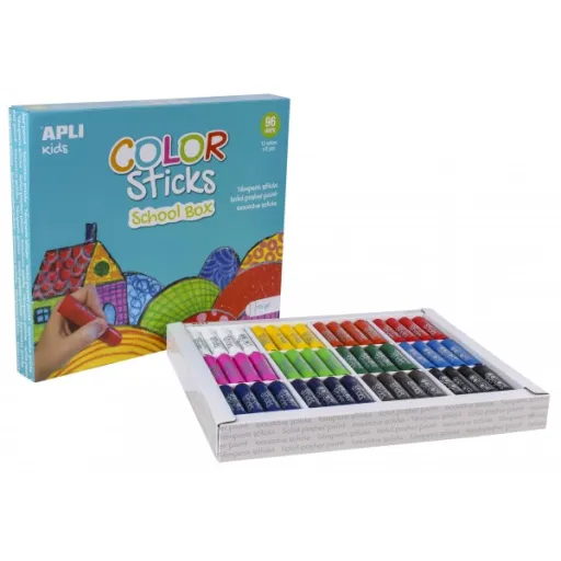 Lápices de Cera 96 Colores - Apli