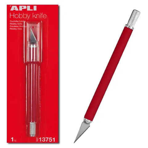 Cúter de Precisión Con Punta de Acero Inoxidable – 1 Unidad - Apli