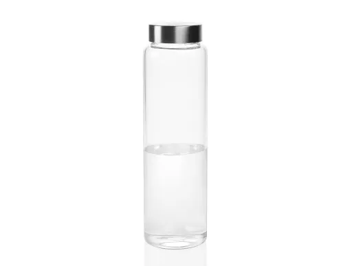 Botella de Vidrio Con Tapa Inox 1L - Andrea House