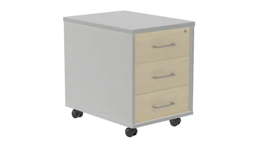 Cajonera 600x430x580 mm 3 Cajones Gris - Rocada