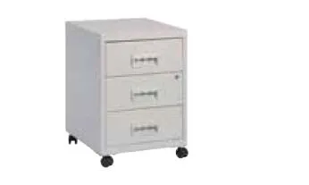Cajonera 410x410x500 mm 3 Cajones Gris - Pierre Henry