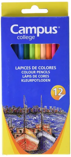 Lápices de Color 12 Unidades - CAMPUS 