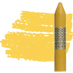 Lápices de Cera 12 Unidades Amarillo Oscuro - Manley