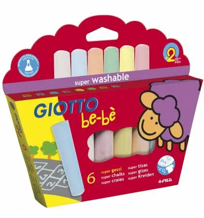 Tizas 6 Unidades Giotto Bébé