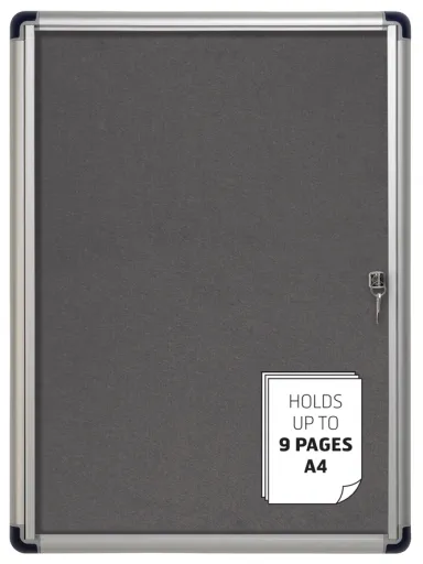 Vitrina Interior 270x357x31mm Fieltro Enclore Extra - Bi Office