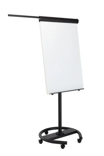 BI-OFFICE - Pizarra de Trípode Flip Chart Convertible 70x100 cm Negra