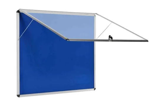Vitrina Interior 706x653mm Fieltro Articulada en la Parte Superior Enclore Azul - Bi Office