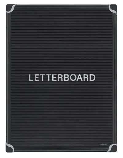 Bi Office - Pizarra Para Letras Con Marco de Aluminio 60x90 cm