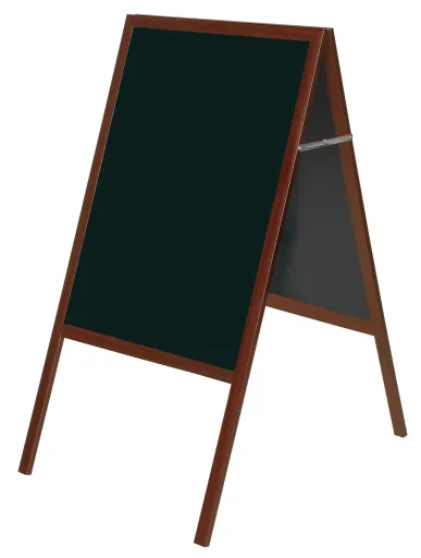 Bi-Office – Pizarra Negra Caballete Para Tiza 45x90cm Cerezo