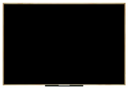 Pizarra Negra Para Tiza 28,5x38,5cm Con Marco de Madera – Bi-Office New Basic