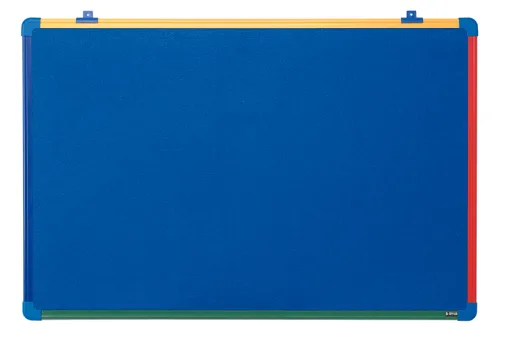 Bi Office - Pizarra de Fieltro 45x60 cm Con Marco de Plástico Para Niños
