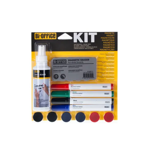 Kit Para Pizarra Blanca Magnética y No Magnética – Bi-Office