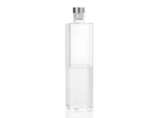 Botella de Vidrio Cuadrada Con Tapa 1.5L - Andrea House