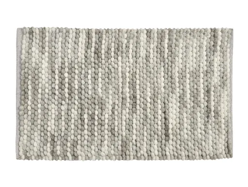 Alfombra de Baño Loop Gris/Blanco – Andrea House