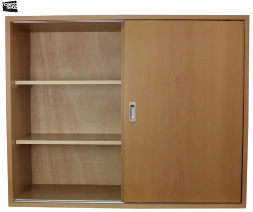 Armario Oficina Puertas Correderas 80x100x40 cm Haya - Riva