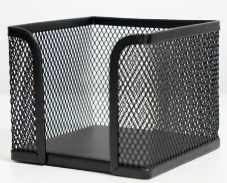 Soporte Portanotas Riva Negro 100x100x80 mm 