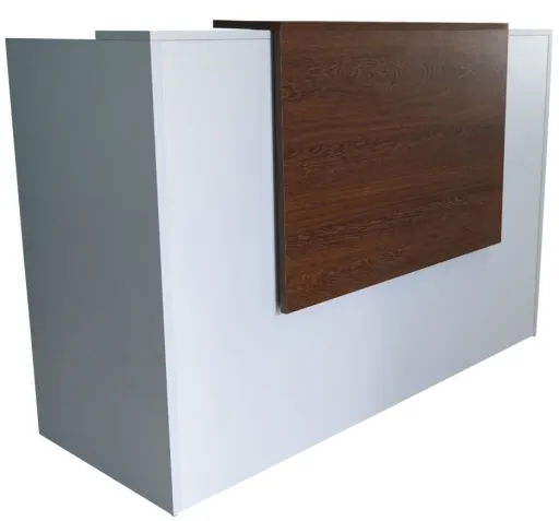 Mostrador de Recepción 1600x700x1100 mm Con Panel - Riva