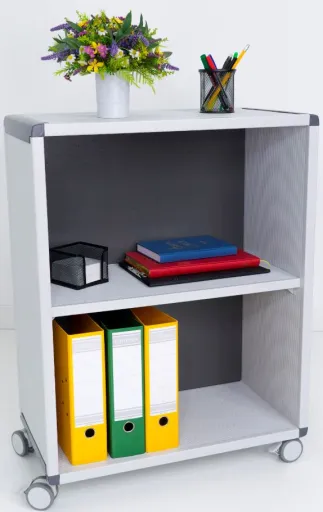 Armario Abierto Con Ruedas 86.4x65.1x33 cm Polipropileno - Paperflow