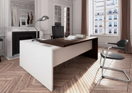Mesa de Oficina 1600x800x750mm Stack Con Extensión