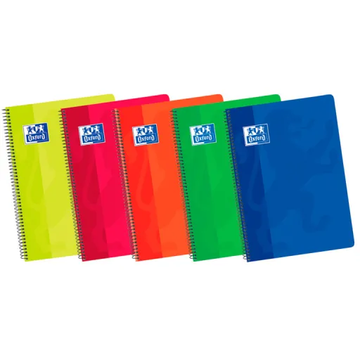 Bloc Espiral Oxford Folio 80 Hojas 90g Cuadrícula 4 mm – Oxford