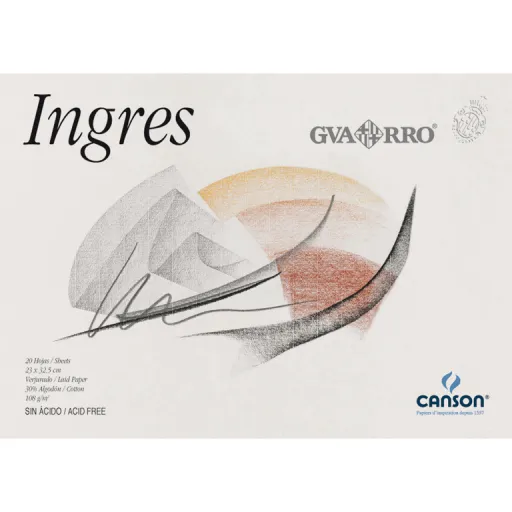 Bloc de Dibujo Ingres A4+ 108g 20 Hojas – Guarro