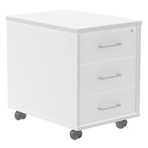 Cajonera de 3 Cajones 60x43x58 cm Blanca - Rocada