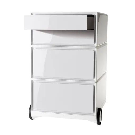Cajonera Con Ruedas Blanca - Paperflow