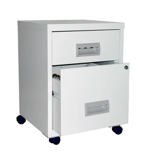 Cajonera 400x400x570 mm 2 Cajones Gris - Pierre Henry