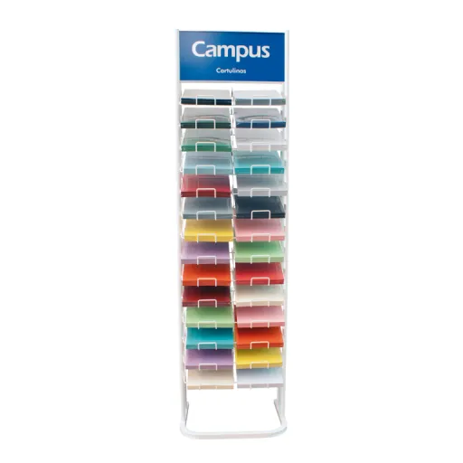 Cartulina Campus A4 Expositor 14 Colores - Campus